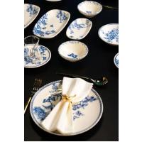 Blue Life Tiffany 22 Parça 6 Kişilik Kahvaltı Takımı Porselen