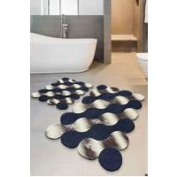 Chilai Home Circle Gold 2'li Set Banyo Halısı Djt
