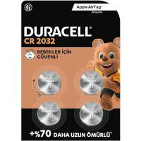 Duracell CR 2032 Lityum Düğme Pil (4’lü paket) 3V