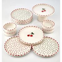 Kitchen Life 11 Parça 6 Kişilik Cherry Stackable Kahvaltı Takımı