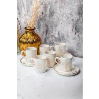 Kitchen Life 12 Parça 6 Kişilik Hayat Ağacı Kahve Fincan Takımı