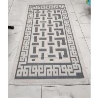 Pamuklu Bukle Lüks Kilim (80x125)-Spiral Gri