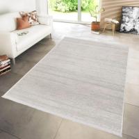 Rovigo Home İskandinav Krem Halı Salon Oturma Odası Dokuma Makine Halısı LAL-4022